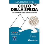 722 Golfo della Spezia: Porto Venere, Lerici, Montemarcello. Carta escursionistica 1:25.000. Ediz. multilingue