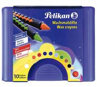 [723155] Pelikan crayons de cire 655/10, avec gaine, rond,