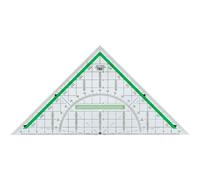 [723230810] M+R Equerre demi-carré "Green Line", hypoténuse: 230 mm