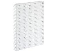 [7236] Hama Album à spirale "Graphic", 19 x 24,5 cm, 40 pages blanches, Squares