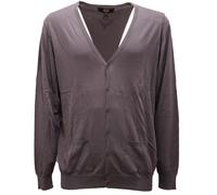 7239AC cardigan uomo LIU-JO UOMO cotton dark grey sweater men