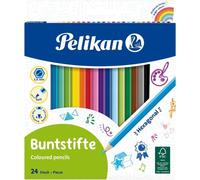 Pelikan Boîte de 24 Crayons de couleur 17,5 cm Assortis