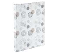 [7244] Hama Album à spirale "Graphic", 19 x 24,5 cm, 40 pages blanches, Dots