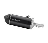 Arrow Sonora Titanium Dark With Carbon End Cap Hondant 1100 /nt 1100 Dct ´22 Homologated Muffler Argenté Homologated
