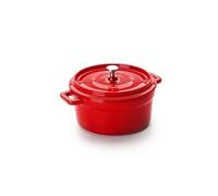 725913R mini cocotte ronde rouge 13 x 8 cm