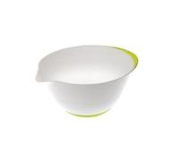 Ibili 726618 Bol à pâtisserie 18 cm, Blanc/Vert