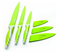 [727650] IBILI set de 3 couteaux de cuisine vert 8,50+12,5+15 cm