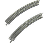 7297067 (Z) Voie Rokuhan (avec ballast) Rail courbe, Surélevé 30 ° 220 mm 6 pc(s)