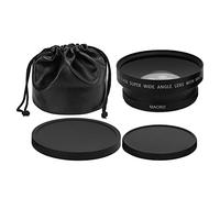 72mm Objectif Grand Angle 0.43X pour Appareil Photo avec Filtre 72mm - Profondeur de Champ Étendue, Scènes Plus Larges, Compatible a7IV 14-140mm 10-18