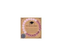 72ore Bracelets de remise de diplôme 2024 en pierre naturelle - Bracelet boussole - Bracelet inspirant pour lycée - Cadeau de remise de diplôme 2024