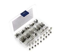 72pcs 6x30mm Kit Assortiment De Fusibles Fusibles En Verre À Coup Rapide 0.5A 1A 2A 3A 5A 10A 15A 20A 30A AMP Ensemble De Fusibles À Tube En Verre De Voiture À Coup Rapide Câblage de protection