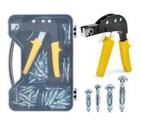 72Pcs Kit Cheville Creuses avec Pince, OctBird Ancrage pour Placo et Murs Creux, Pince Ancrages pour Murs Creux avec Cheville M4/M5