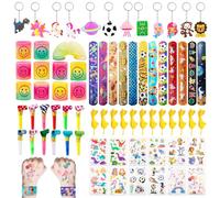 72Pcs Lot Cadeau Anniversaire Enfants Invites - Pinata Kit Anniversaire Licorne Jouet Fournitures de Fête Petit Goodies Déco Pochette Surprise Enfant pour Fille Garcon Récompenses de Classe Noël Prix