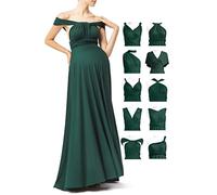 72styles Robe Maternité Multiposition, Baby Shower, Mariage, Soirée | Robe Infinity Longue Femme Enceinte - Élastique & Transformable pour Shooting Photo, Baby Shower, Mariage, Soirée