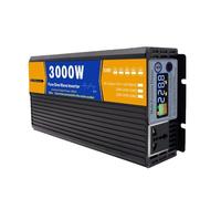72Vto 110V 3000W Pur Sinus Wave Off Grid Power Inverter, 12V/24V/48V/60V/72V DC À AC 110V/220V Convertisseur D'alimentation Avec Écran LCD Inverteur D'alimentation En Phase Divisée,12v to 110v