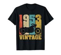 73 Anniversaire Cadeau Motard Moto Papa Papy Vintage 1953 T-Shirt