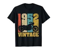 73 Anniversaire Cadeau Motard T-Shirt - Vintage 1952 Moto T-Shirt