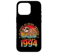 73 Year Old Sloth Vintage 1953 Limited Edition 73rd Birthday Coque pour iPhone 16 Pro