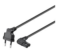 [73017] Goobay Câble de Raccordement Euro 1 m,Noir (type C, CEE 7/16) > prise...