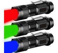 7323p 3 Modes High Brightness Led Flashlight With Clip Zoomable Small Flashlight For Camping Outdoor Hunting Emergency