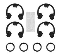 7337563 Kit de clips d'adoucisseur d'eau (WS60X10004, 1205500, 7116713, 1205500) et kit de joint torique (7337571, 7170288, STD302213, WS03X10025) Compatible avec Kenmore, GV E, EcoPure, S Oreilles