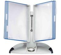 [734301] tarifold Pupitre TDisplay DESIGN Gris avec 10 pochettes PP transpare...