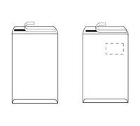 [734491-3] herlitz Lot de 3 Sacs d'expédition C4, adhésive, sans fenêtre, bla...