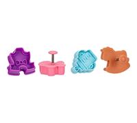 [734900] IBILI Lot de 4 emporte-pièces avec poussoir Baby