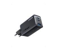 Anker 735 - Adaptateur secteur - 65 Watt - 5 A - Anker PowerIQ 4.0 - 3 connecteurs de sortie (2 x USB-C, USB type A) - noir Noir G