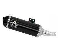 Arrow Urban Aluminium Dark With Dark End Cap Kymco Ak 550 ´21-22 Homologated Muffler Argenté Homologated