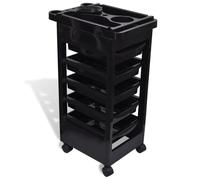 (73593)Soin de cheveux CHIC,Chariot en ,Plastique pour salon de coiffure avec roues FR