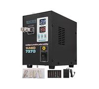 737G soudeuse par points for 18650 batterie Lithium 1.5KW LED éclairage double affichage numérique Double impulsion Machine de soudage Pour le bricolage
