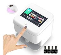 73HA73 Machine de Peinture à Ongles Numérique Mobile Nail Art Printer Set Portable Pack de Vernis à Ongles Gel pour Les Ongles et Lampe Plus de 1500 Photos