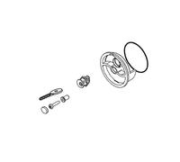 740/741/c851 - deverrouillage exterieur (systeme complet avec cle) - FAAC 729014