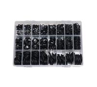 740 joints toriques 24 tailles avec 4 outils à crochet Joints en caoutchouc nitrile Joints résistants à l'huile for réparation de tuyaux de robinet(740pcs)