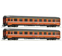 ROCO 74033 - H0 1:87 - Voitures de passagers FS de 1° Cl EC ''Monte Cenis'' Eurofima