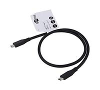 74199 Câble Thunderbolt 3, Thunderbolt 4, USB 3.2 0,5m Noir PVC Goobay