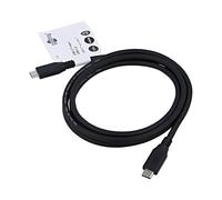74201 Câble Thunderbolt 3, Thunderbolt 4, USB 3.2 1,5m Noir PVC Goobay