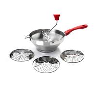 Ibili Presse-purée 742420 en inox 3 disques 20 cm