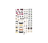 744 gommettes adhésives - yeux et visage