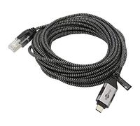 74406 Câble Slim,USB 3.1 RJ45 Mâle,USB C Mâle nickelé Goobay