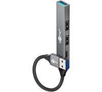 [74458] Goobay Slim 4-Port Hub USB, USB-A vers USB-C™/USB-A, USB 3.2 USB-A mâ...