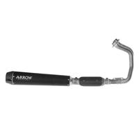 Silencieux ARROW Noir En Acier Carbone Pour Kawasaki 650 VULCAN S 2025-2026