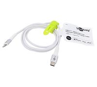 74520 Câble USB 2.0 Apple Lightning Mâle, USB C Mâle 2m Blanc Goobay