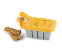 IBILI 747000 Kit pour 12 Barres Énergétiques Artisanale Silicone Gris/Orange 15 x 7 x 7 cm 6 Pièces