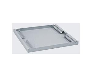 74945755 RAC-UP-550-A4 Fond intermédiaire Triton 19' pour armoires réseau, installation fixe, profondeur 550 mm, 80 kg, gris clair RAL 7035