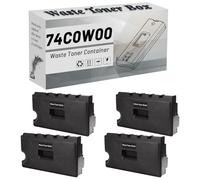 74C0W00 Boîte de Toner usagé, conteneur de Remplacement Compatible pour imprimantes pour Lexmark C4150 XC4140 4143 4150 4153 Cx725de Cx725dhe Cx725dthe Cs725de Cs720de 4*Black