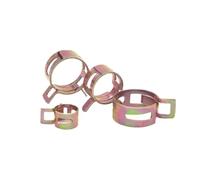 75/100/155 pièces voiture camion pince à ressort collier de serrage tuyau d'eau de carburant collier de serrage fixation de tuyau assortiment Kit(155pcs)