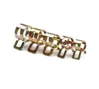 75/100/155 pièces voiture camion pinces à ressort mazout eau tuyau pince tuyau Tube pince fixation assortiment(155pcs 6-22mm)