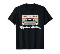 75 Ans pour l'anniversaire Cassette rétro Best of 1948 T-Shirt